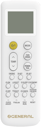 مكيف اسبليت جنرال حافظة تبريد 18000 وحدة انفرتر (تايلندي)